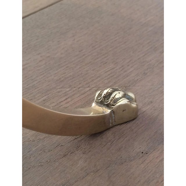 1940s Maison Jansen, Magazine Rack with Claw Feet, Circa 1940 For Sale - Image 5 of 13