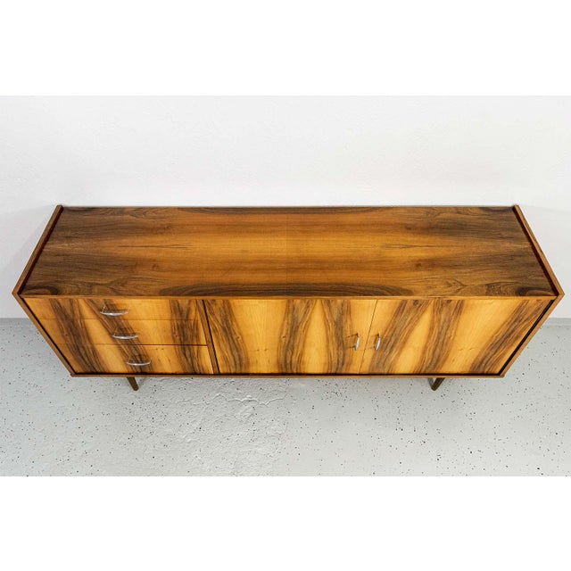 Brown Vintage Sideboard by M. Grabiński, Poland, 1960s For Sale - Image 8 of 17