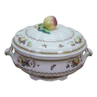 Early 20th Century Copeland Spode England Rockingham Vegetable Serving Dish Soup Tureen For Sale
