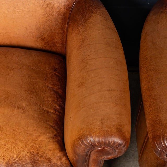 Vintage English Camford Leather Tub Chairs by John Lewis, 1980s, Set of 2 For Sale - Image 12 of 18