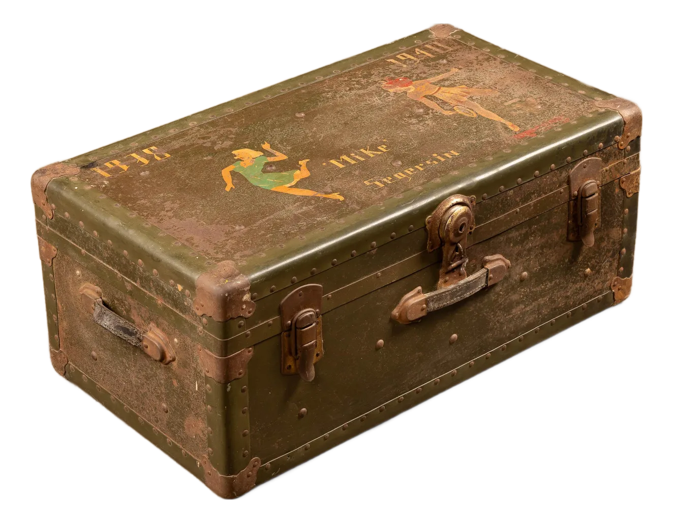 C. 1940 Steamer Trunk | Chairish