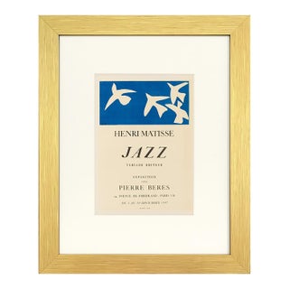 Henri Matisse Lithograph 39 Jazz Art in Posters Framed For Sale