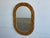 Wood Scandinavian Oval Pine Wall Mirror with Rope Details, 1970s For Sale - Image 7 of 7