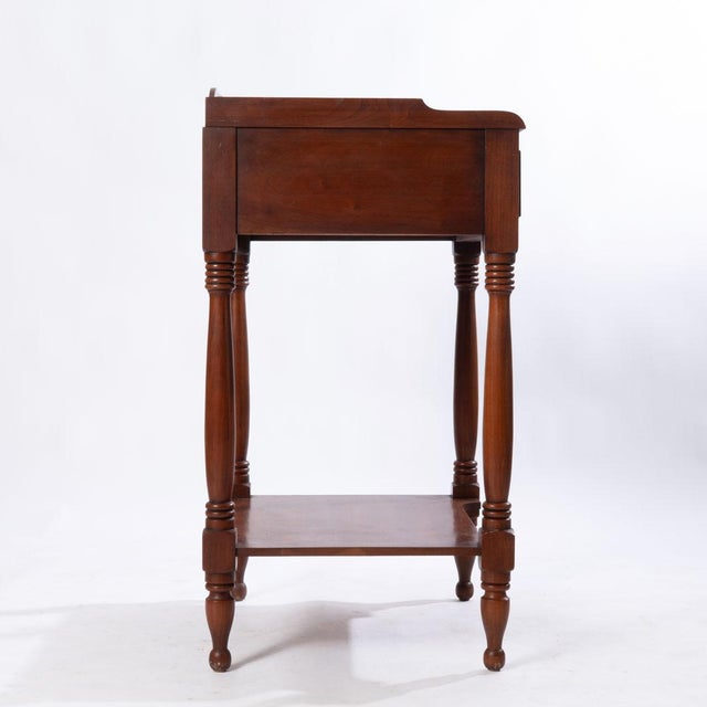 Mid 20th Century Pair of Henkel Harris Cherry Nightstands For Sale - Image 14 of 17