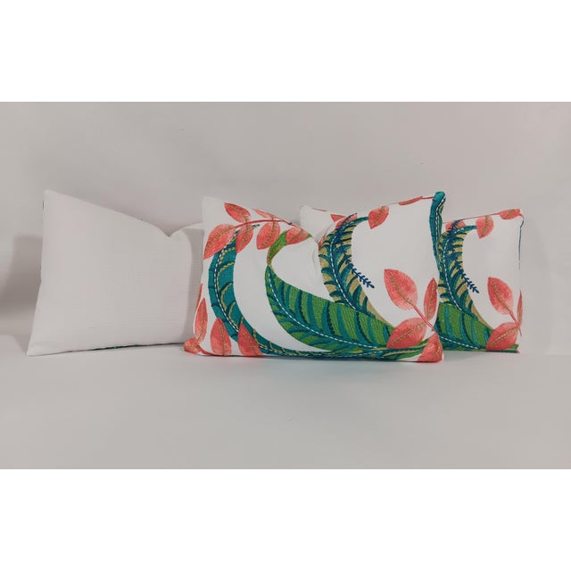 Fabricut Inc. Stroheim " Irene Starfish" Embroidery Pillow, Down Filled For Sale - Image 4 of 6