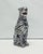 White White Leopard Statue in Ceramic by Ceramic Boxer For Sale - Image 8 of 8