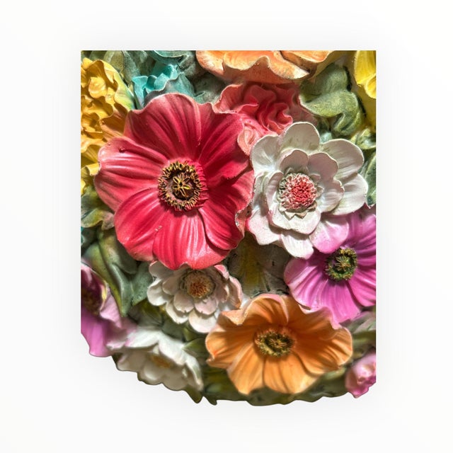 Pumpkin MacKenzie Childs Flower Power Pumpkin Halloween Courtly Check Pumpkin For Sale - Image 8 of 9