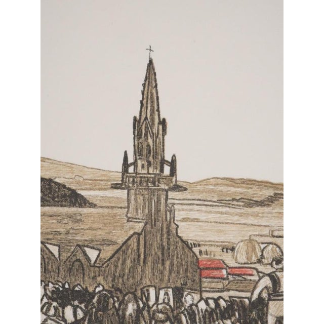 Mathurin Meheut, Waiting for the Procession, 1937, Engraving For Sale - Image 6 of 8
