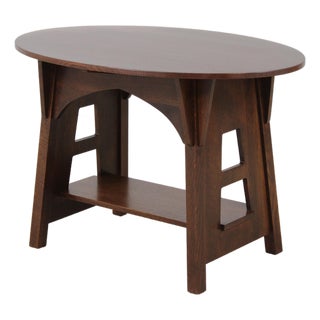 Stickley Mission Oak Oval Table For Sale