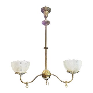 Anerican Gas Ceiling Fixture Chandelier For Sale