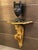 18th Century Gilt Console Tables with Painted Marble Top, Tuscan, Italy, 1730, Set of 2 For Sale - Image 6 of 13