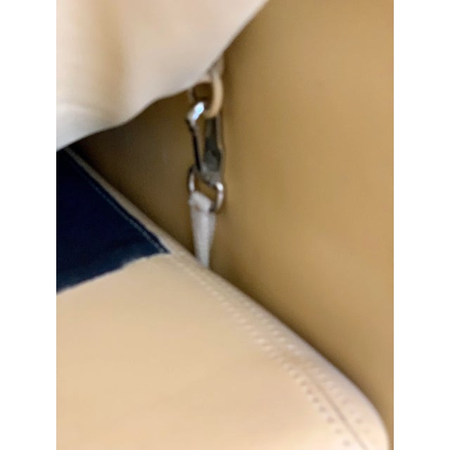 1960s 1960s Leather & Chrome Club Chair Le Corbusier L C 2 Style For Sale - Image 5 of 6