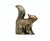 Late 20th Century Large Vintage Brass Squirrel Figurine, Fall Woodland Animal Decor For Sale - Image 5 of 8