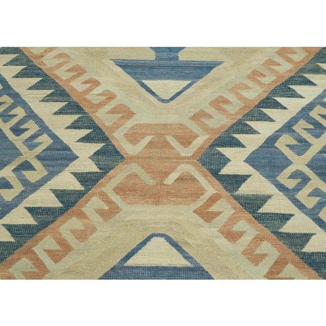Turkish Kilim Oriental Handmade Flatweave 10'2" x 13'9" #18636 For Sale In Houston - Image 6 of 8