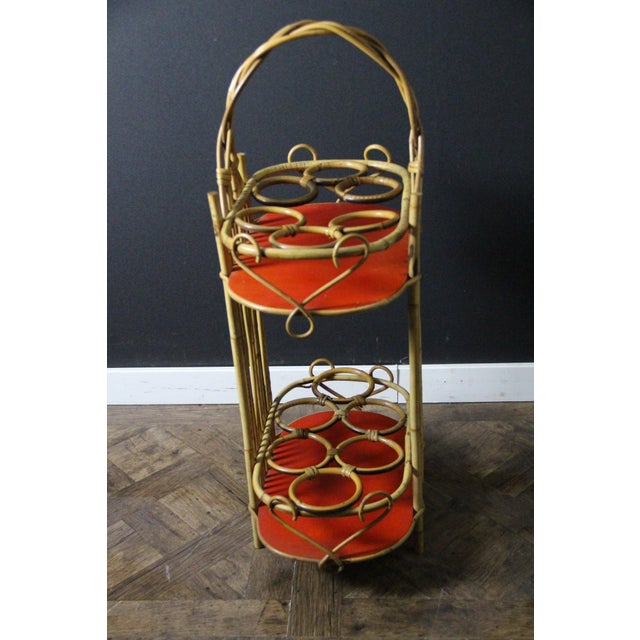 1950s Vintage Bamboo and Rattan Bar, 1950s For Sale - Image 5 of 17