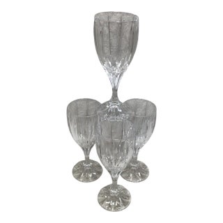 Mikasa Berekely Crystal Wine Glasses-Set of 4 For Sale