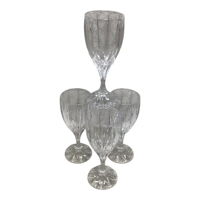 Mikasa Berekely Crystal Wine Glasses-Set of 4 For Sale