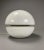 Mid-Century Modern Italian Round White Ceramic Table Lamp from Gabbianelli For Sale - Image 9 of 9