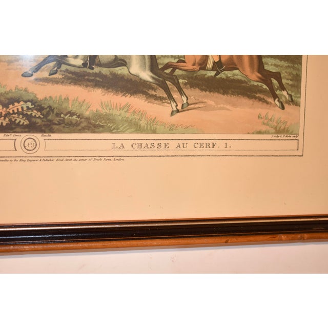 This is a classic pair of framed lithographs from Orme's Collection of British Field Sports, which was published in 1807-...