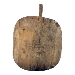 Late 19th Century French Country Wooden Bread Board For Sale