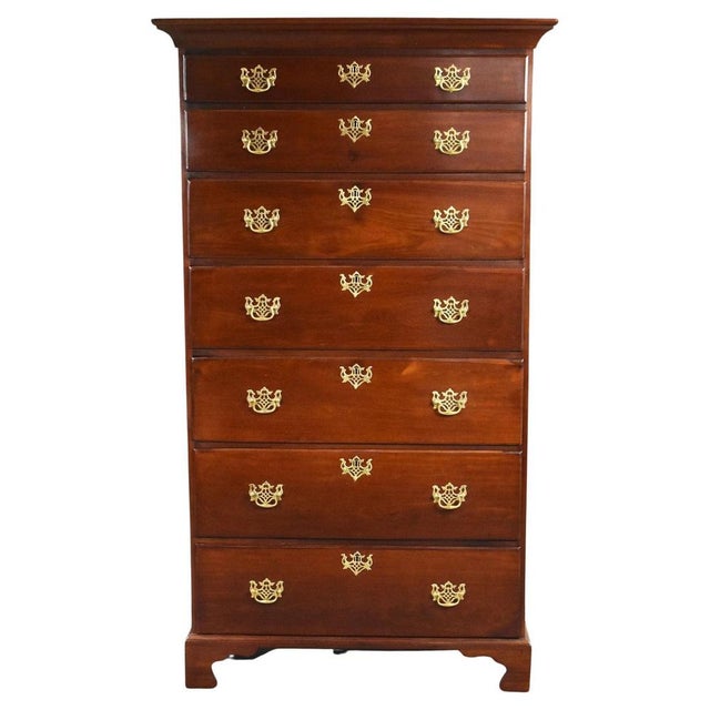 Wood George III Mahogany Tallboy, 1800s For Sale - Image 7 of 7