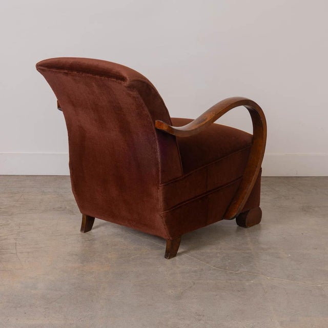 1930s Pair of 1930s French Art Deco Chairs For Sale - Image 5 of 16