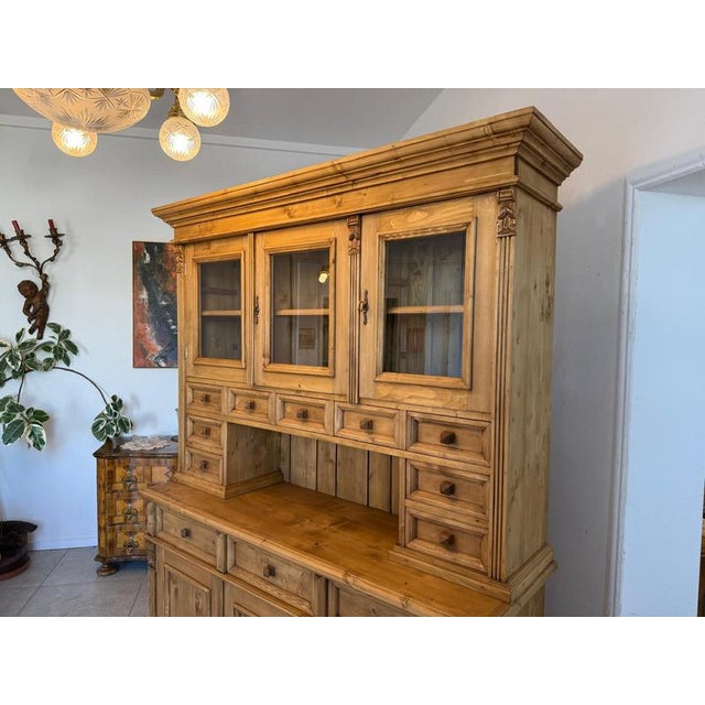 Gründerzeit Kitchen Sideboard, Farmhouse Cupboard, Farmhouse Sideboard D2818 For Sale - Image 9 of 18