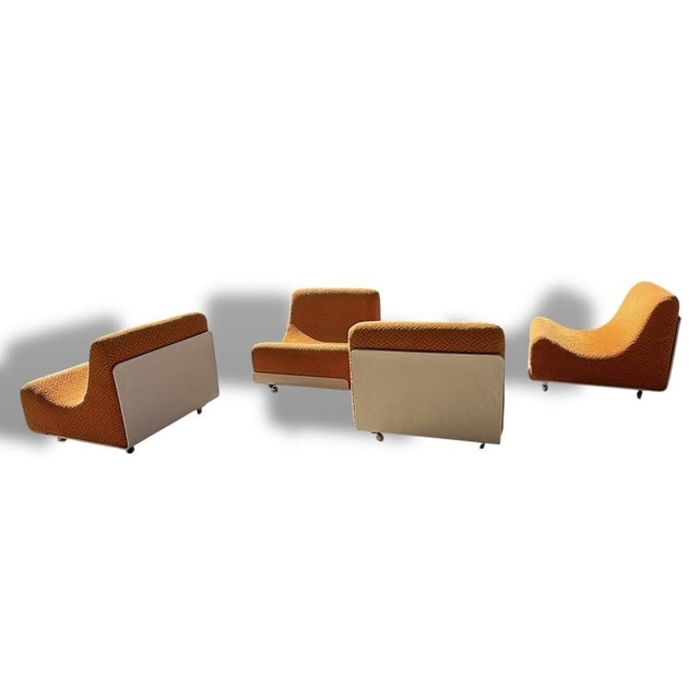 Cream Space Age Model Orbis Modular Sofa from Cor, 1970s, Set of 4 For Sale - Image 8 of 18