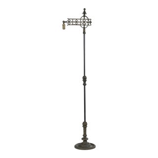 Mid 20th Century Restored Victorian Bridge Floor Lamp For Sale