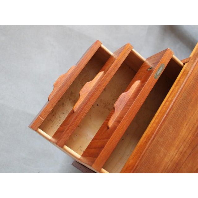 Vintage Danish Desk in Teak, 1960s For Sale - Image 10 of 12