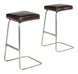 Modern Medellin Mid-Century Style Bar Stools - a Pair