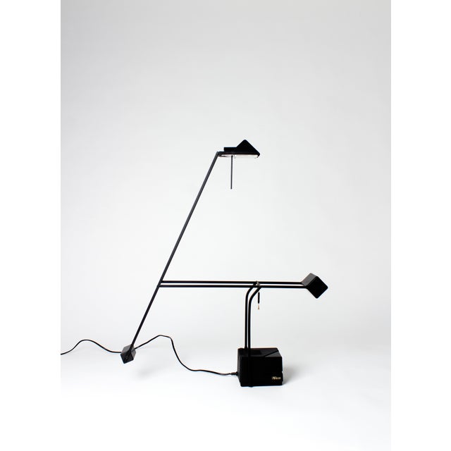 Postmodern Spanish Fase Impala Table Lamp in Metal, 1980s For Sale - Image 3 of 13