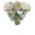 Not Yet Made - Made To Order Italian Pendant Light with Green Iridescent Glass Discs from Justfurnituress SRL For Sale - Image 5 of 14