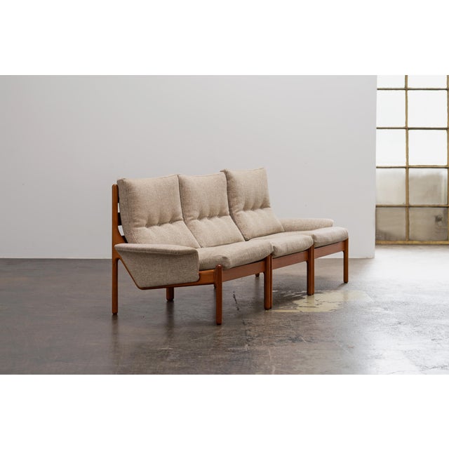 1970s Venus Sofa in Teak by Illum Wikkelsø for C F Christensen Silkeborg, 1972 For Sale - Image 5 of 16
