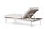 Contemporary Delta Gamma Chaise Lounge in White For Sale - Image 3 of 6