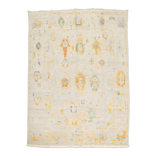 Contemporary Turkish Borderless Rug no. j5307 For Sale