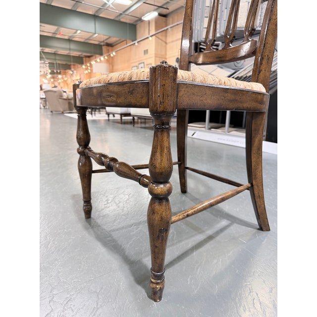 Late 20th Century Set of 6 Maitland-Smith Wellington Cottage Dining Chairs For Sale - Image 11 of 12
