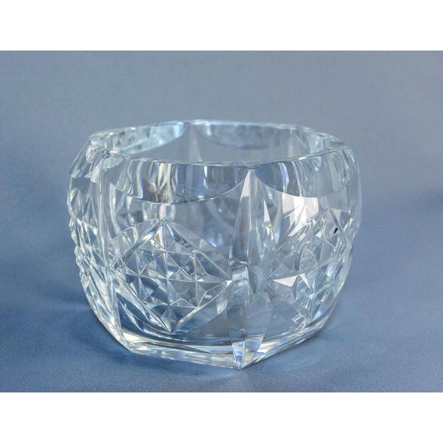Cristal Center Piece Baccarat Empty Pocket, French 1960, Set of 2 For Sale - Image 4 of 7