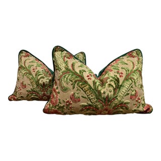 Vintage Re-Designed and Hand-Engineered Pillow Covers - a Pair For Sale