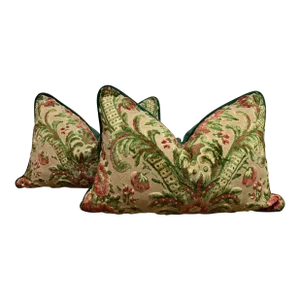 Vintage Re-Designed and Hand-Engineered Pillow Covers - a Pair