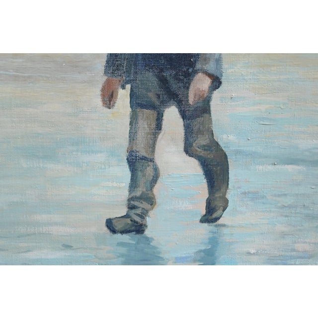 A. Le Guen, Les Goémoniers, 1969, Oil on Canvas For Sale - Image 12 of 18