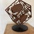 This is a welded scrap steel sculpture on a round iron plate, made by Iowa Sculptor David Owens. The steel came from a...