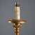 Italian Golden Wooden Torchlight For Sale - Image 3 of 12