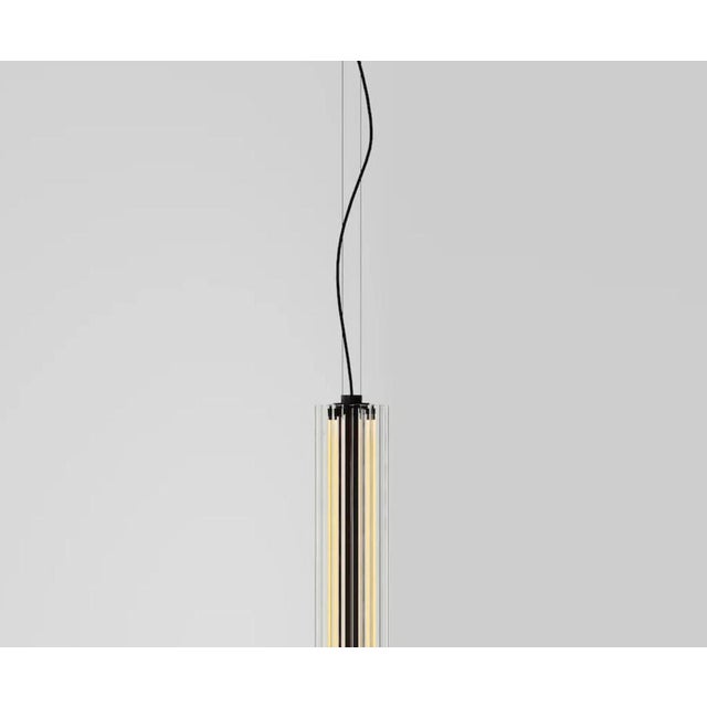 Black B 15 TV PE Suspension Lamp by Jordi Veciana for Parachilna For Sale - Image 8 of 11