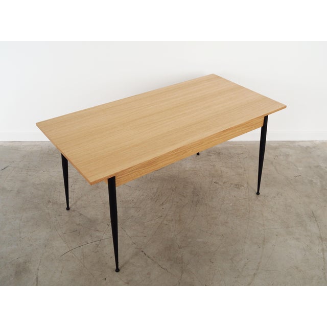 Wood Italian Oak Table, 1980s For Sale - Image 7 of 9