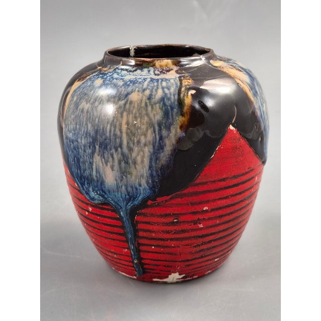 Vintage Japanese Sumida Gawa Jar Vase, 1920s For Sale - Image 4 of 13