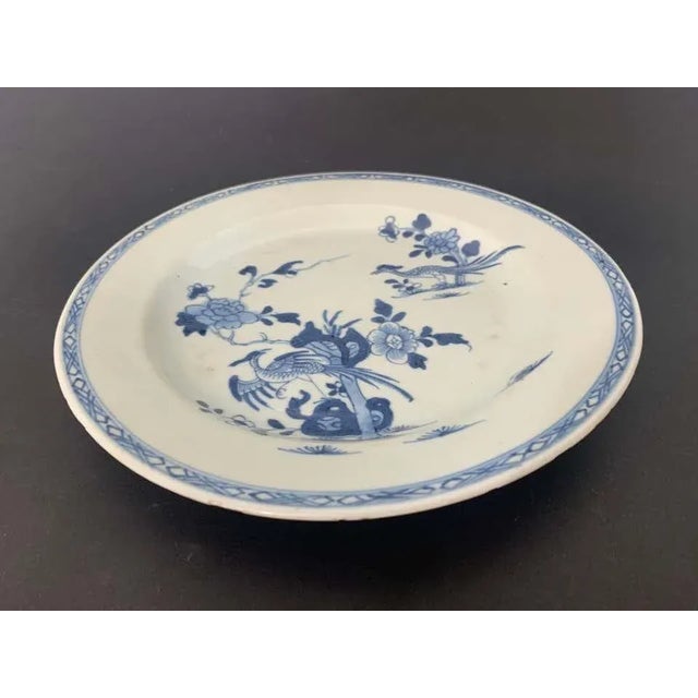 19th Century Chinese Porcelain Plate in Blue & White For Sale - Image 6 of 8