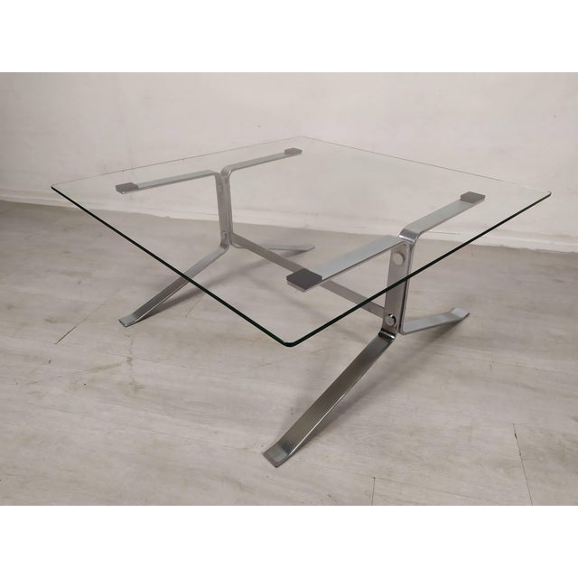Jocker Coffee Table by Olivier Mourgue for Airborne, 1970s, in Good conditions. Designed 1970 to 1979 This piece has an...