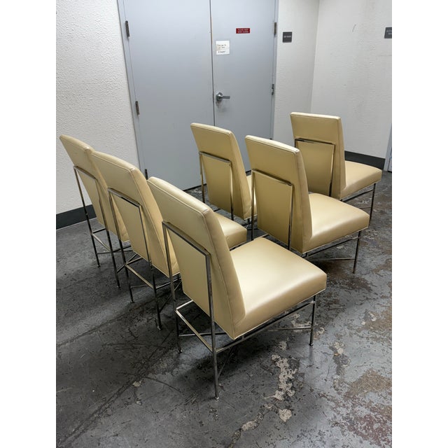 Vanguard Furniture Michael Weiss for Vanguard Boswell Side Chairs, Set of Six For Sale - Image 4 of 12