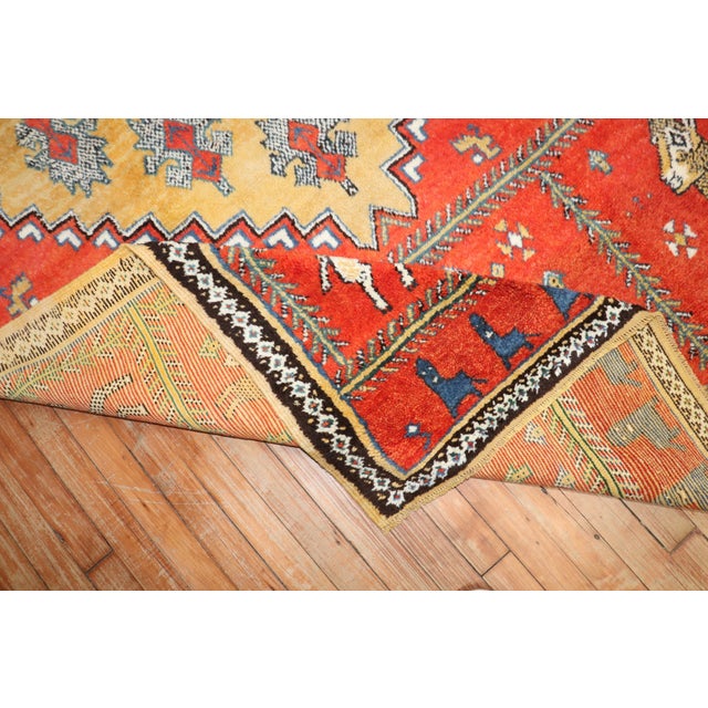 Vintage Zabihi Collection Horse Moroccan Rug - 5'1" x 8'1" For Sale In New York - Image 6 of 10